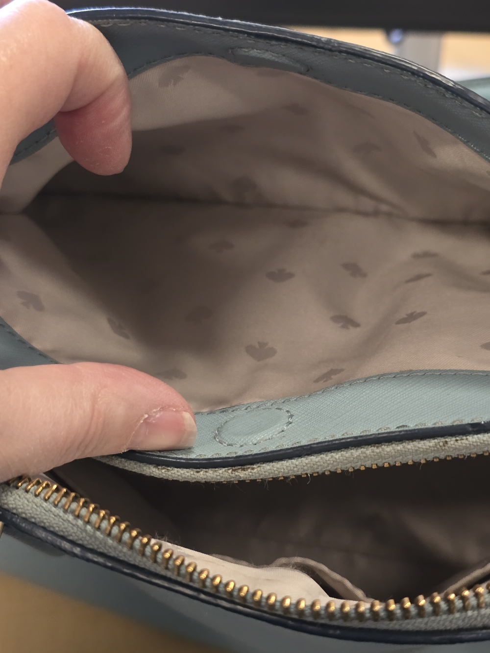 Kate Spade Large Riley Satchel – Suede & Leather (No Crossbody Strap) - Picture 12 of 16